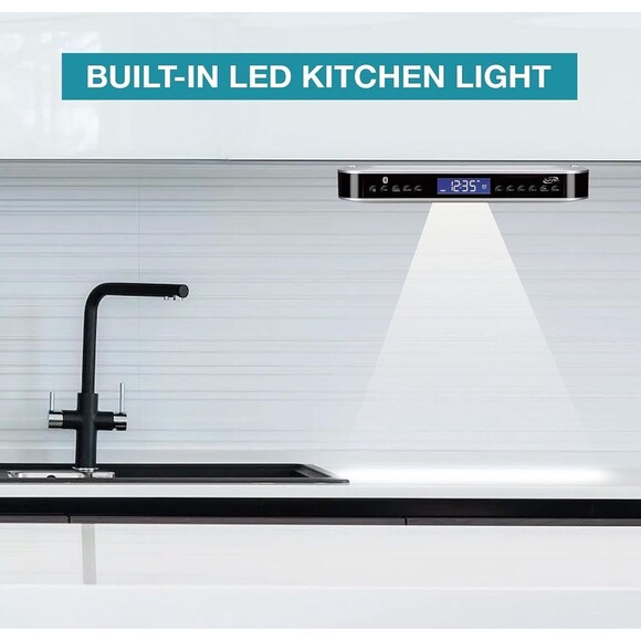 iLive Wireless LED Kitchen Light Wireless Stereo Speaker Digital Alarm Clock Kit - Picture 11 of 15